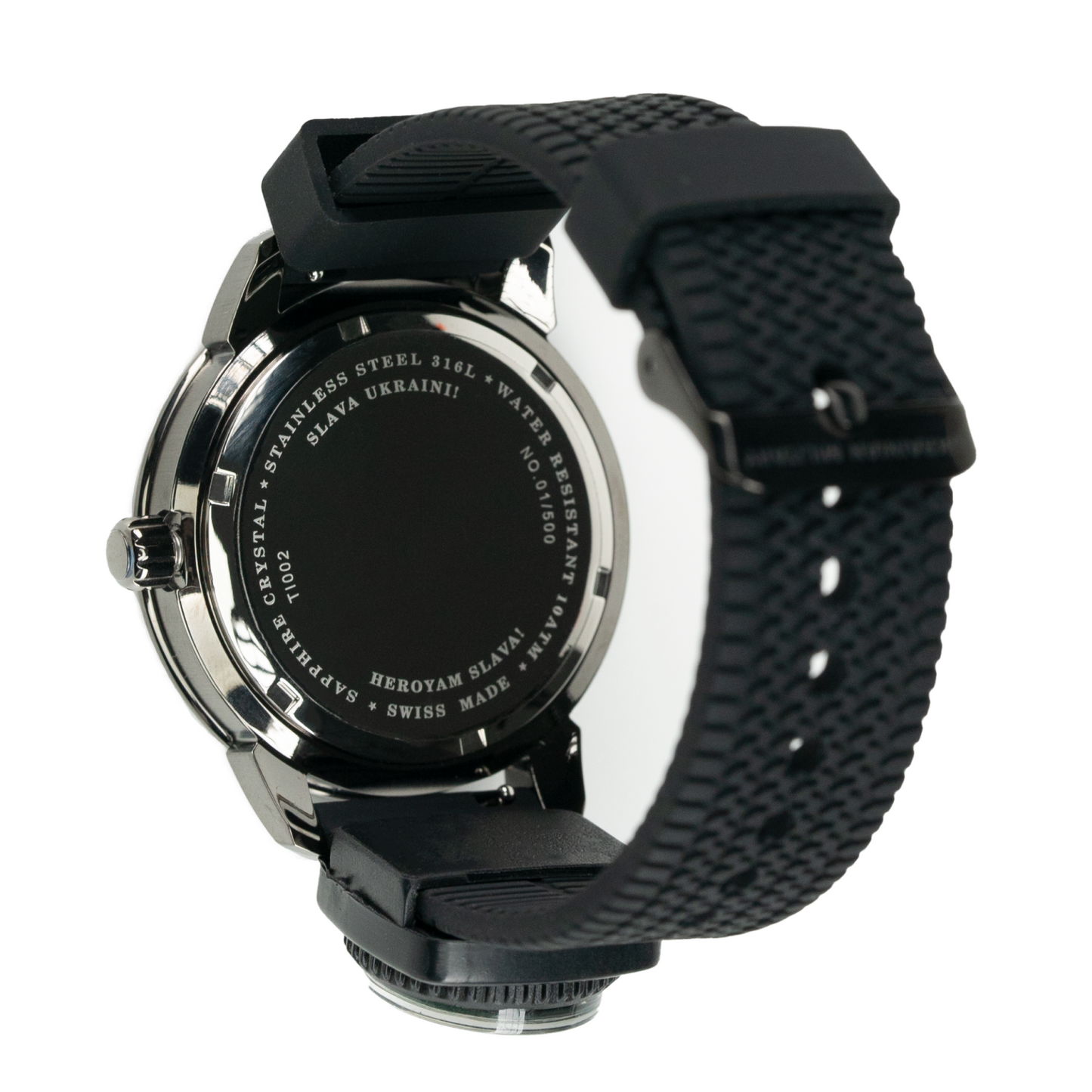 Ukrainian Military Watch Collection Pixel Model TI001/ Dark Gray Pixel water resistant tactical Made in Ukraine