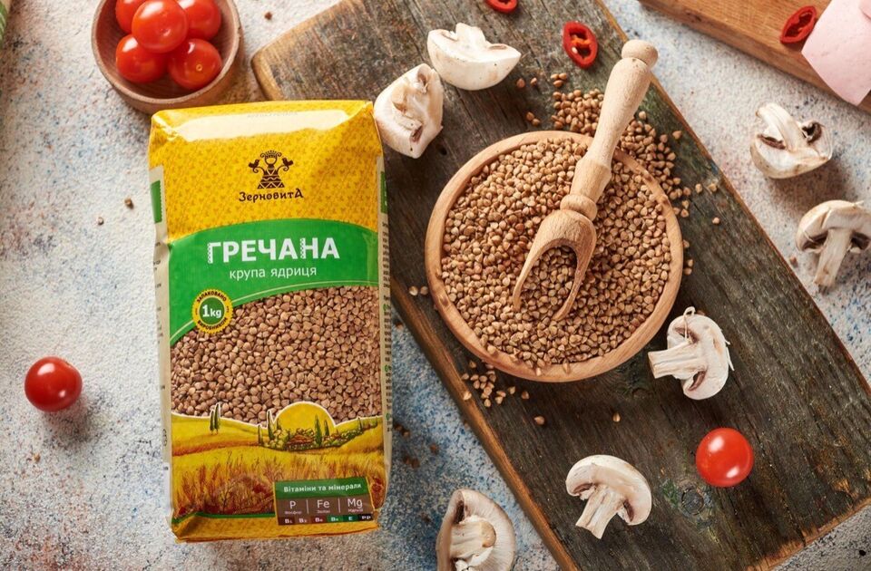 Buckwheat "Zernovyta" 1 kg ( 2.2 lb) Made in Ukraine